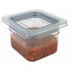CAMBRO Food Pan, 64CW, 1/6" X 100mm, Clear Polycarbonate, USA, AHC13631A