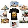 2026 New Year Fireworks Balloon Print Casual Top Pure cotton T-shirt