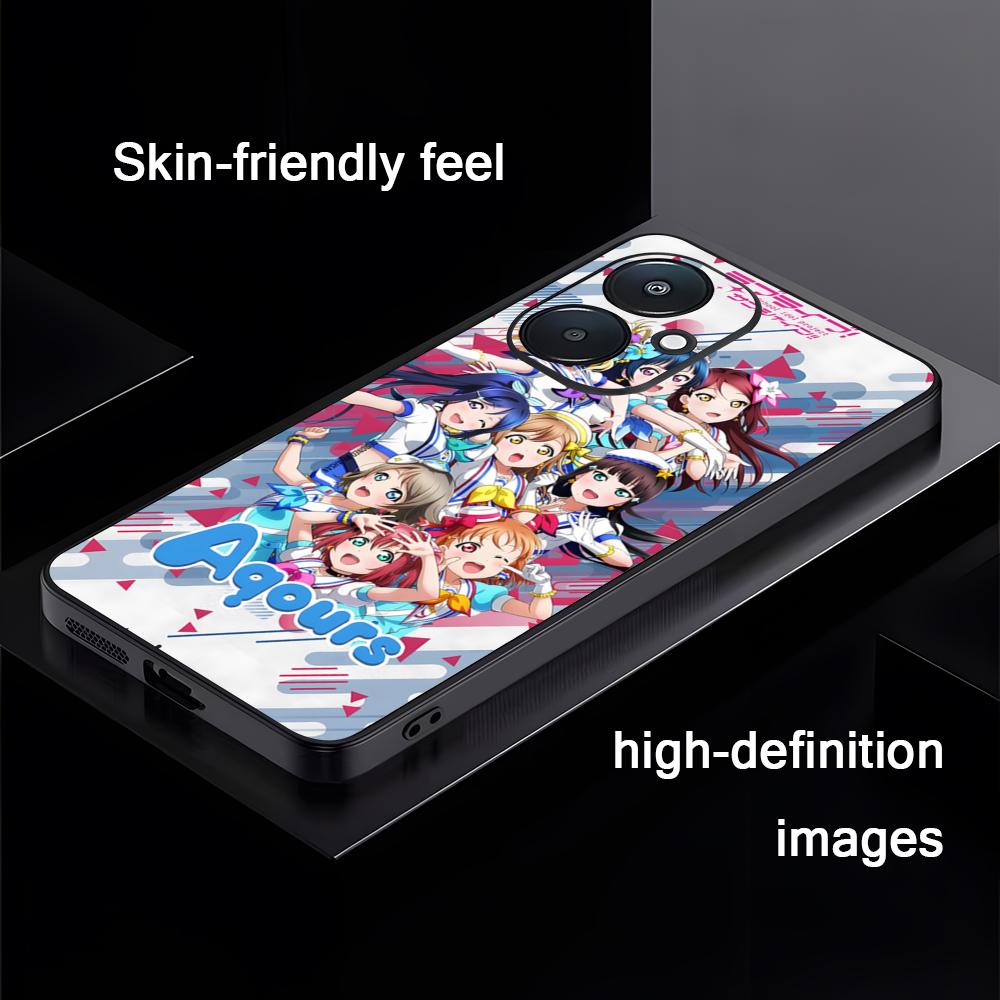 Anime Beliebtes LoveLive Handyhülle Für Xiaomi Redmi 14C 13C 12C Note14 13 12 11 10 Pro Plus S Weiche Schwarze Handyhülle