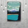Lassen National Park Retro Vintage Tin Sign Poster Decorative Plaque Metal Plate Wall Decor