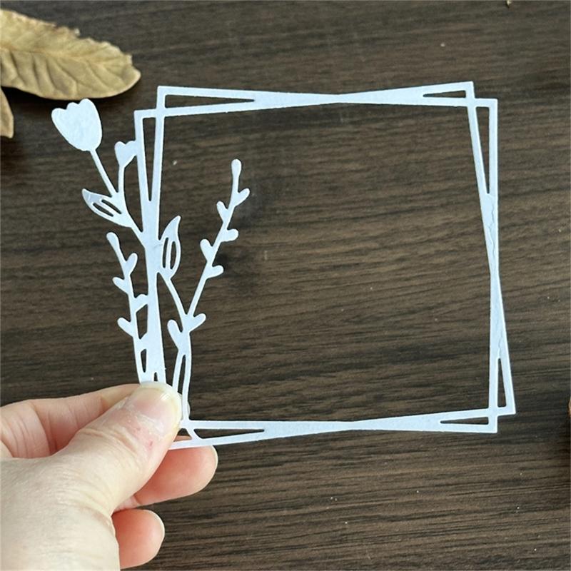 Fotorahmen Kohlenstoffstahl Stanzform Präge Stanzschablone für Kartenherstellung Scrapbooking Fotoalbum Erinnerungsbuch