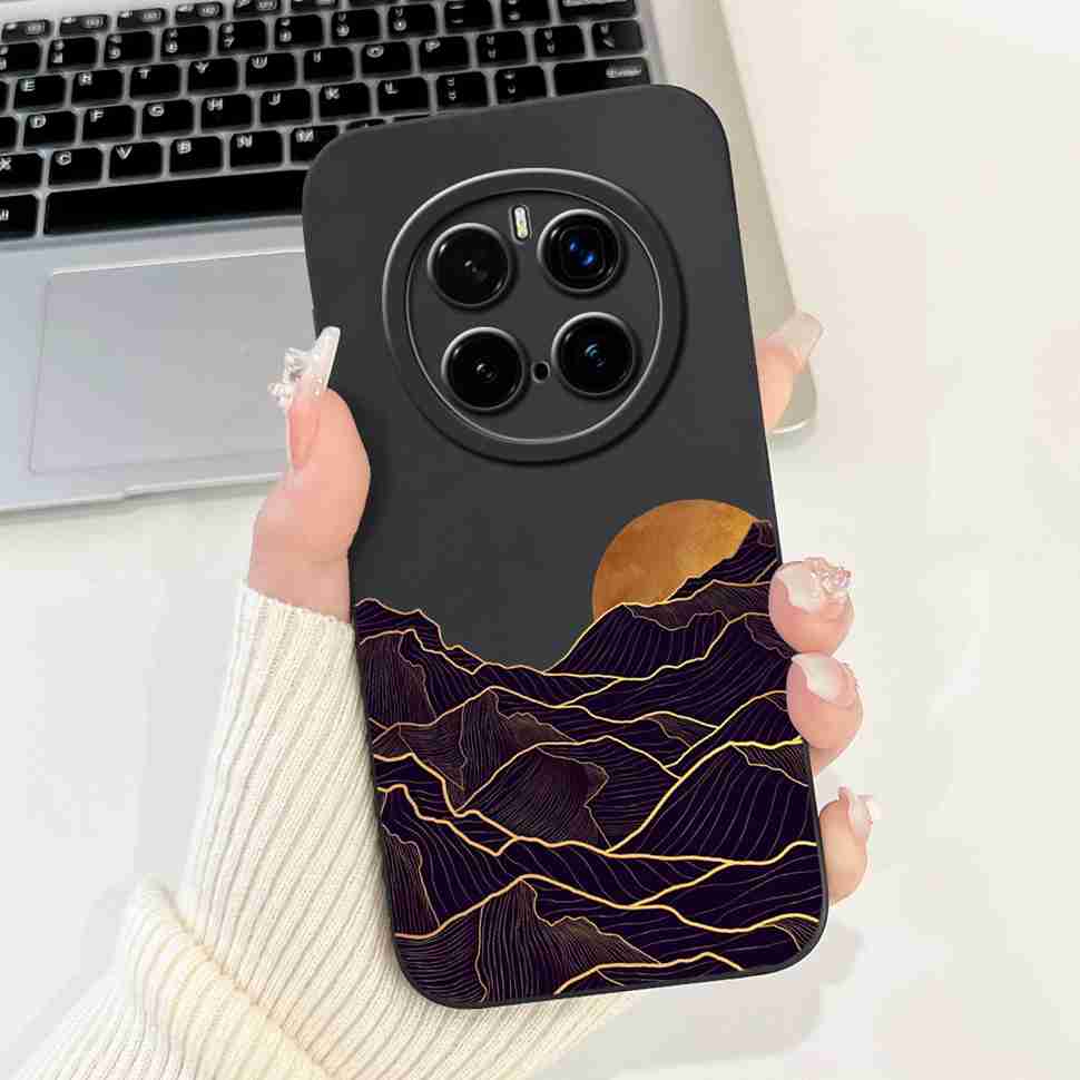 For Honor Magic7 Pro Case PTP-N49 Luxury Painted Cover Soft Silicone Phone Case For Honor Magic7 Magic 7 Pro Cover Funda Housing