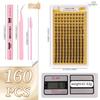 New Style DIY Cluster False Eyelashes: Japanese & Korean Natural Dense Segments
