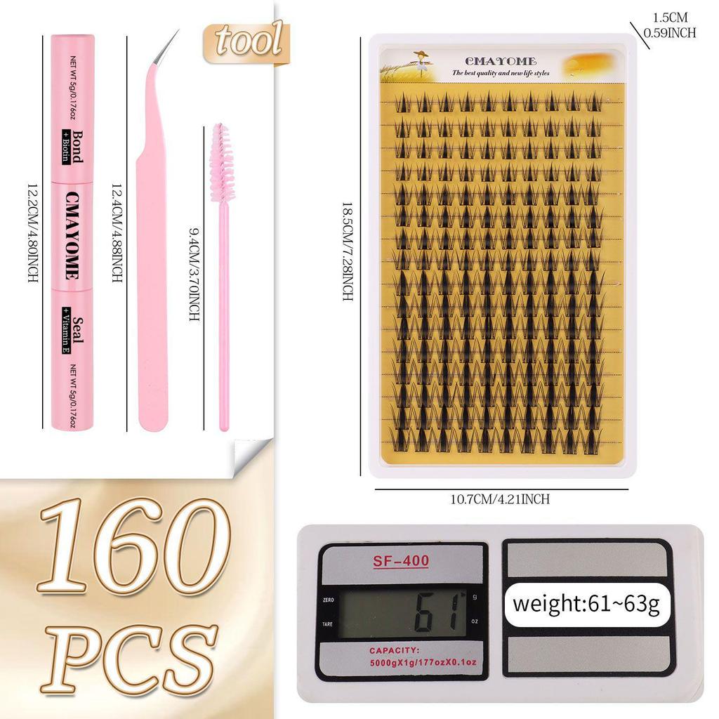 New Style DIY Cluster False Eyelashes: Japanese & Korean Natural Dense Segments