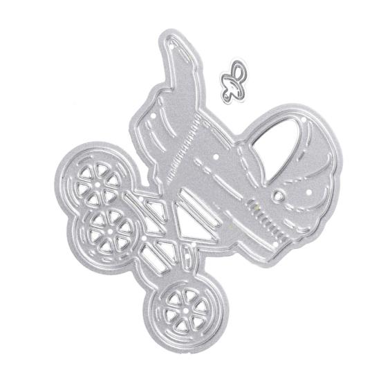 

Детская коляска из углеродистой стали, пустышка, режущие штампы, трафареты для тиснения для скрапбукинга