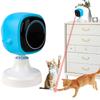 Interactive Cat Toy with Automatic Rotation and Adjustable LED USB Quiet 1200mAh Ideal for Cats To Stress and Help When Suitable for Floor and