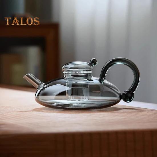 Glass Tea Pot with Removable Tea Brewer Filtration Heat Resistant Glass Teapot for Loose Leaf Tea Stove Microwave Safe BPA-Free Tea Infuser Pitcher