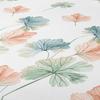 1 Simple Modern Plant Leaves Printed Matte Fitted Sheet, Bedroom Printed Bed Cover, Bedding (Excluding Pillowcases)