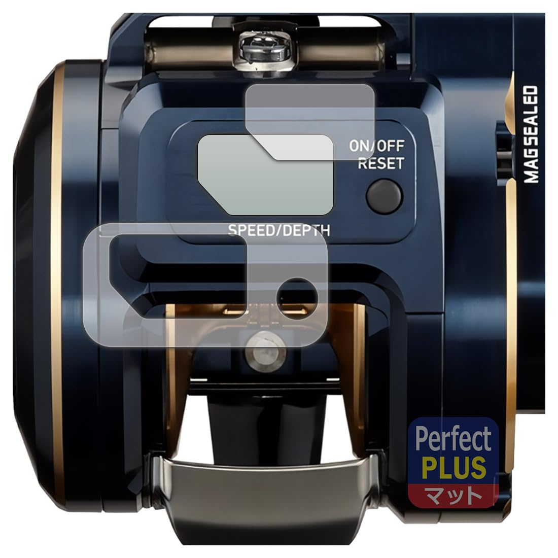 

PDA Kobo PerfectShield Plus Screen Protector for Daiwa 21 Saltiga IC 300H-SJ Baitcasting Reel [ScreenEdge Coverage], Anti-Reflection,