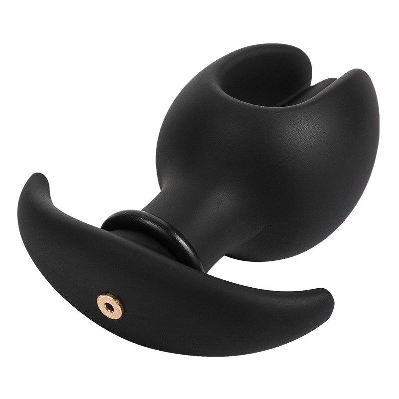 Oppblåsbar analplugg Anal Dilatator Hale Utendørs klær Voksen Sexleketøy Silikon Fisting BDSM Slave Trening