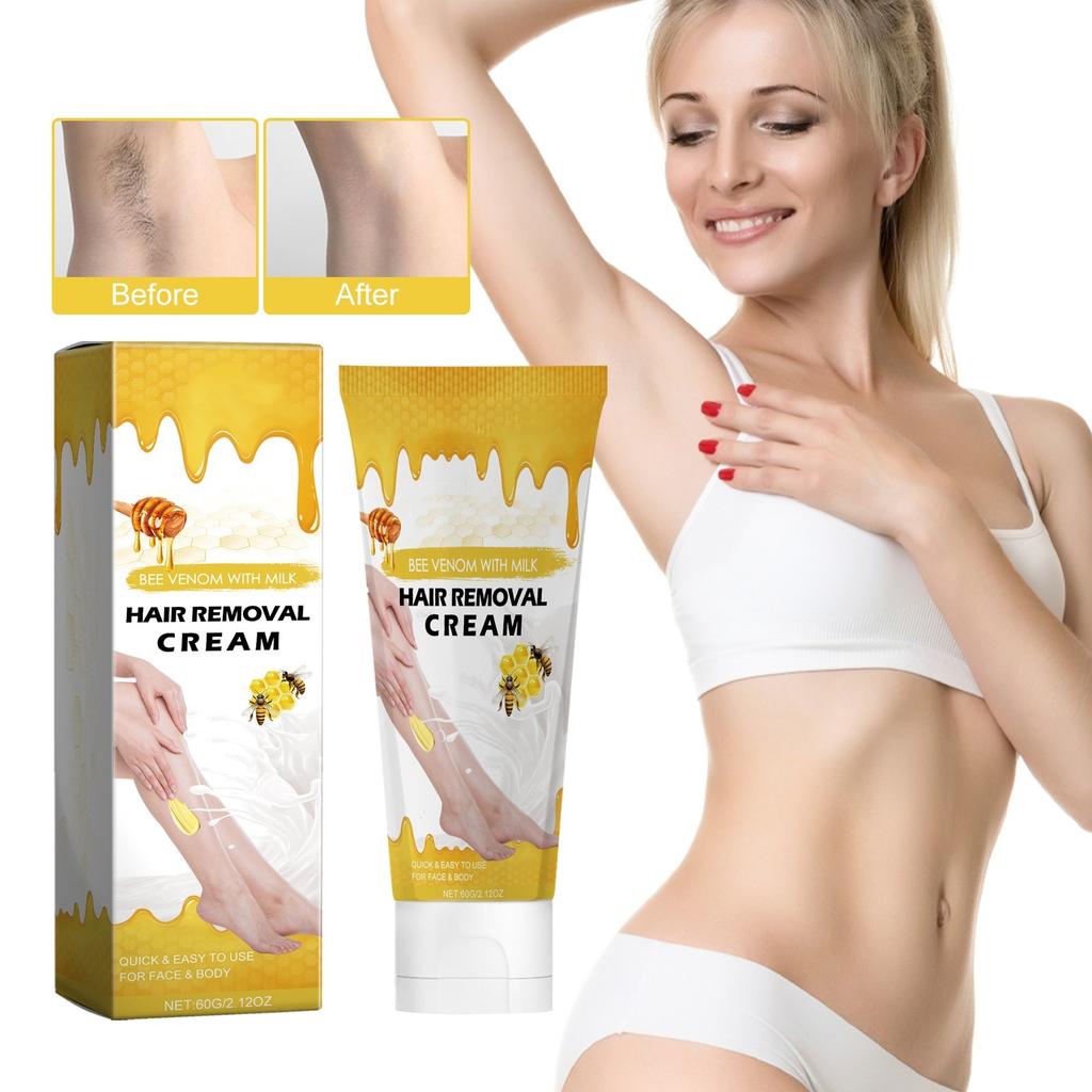 Bee  Milk Moisturizing And Hair Removal  Mild Hair Removal All Over The Body Pain-free Hair Removal Armpit Hand And Leg Soft Skin Removal  Hair