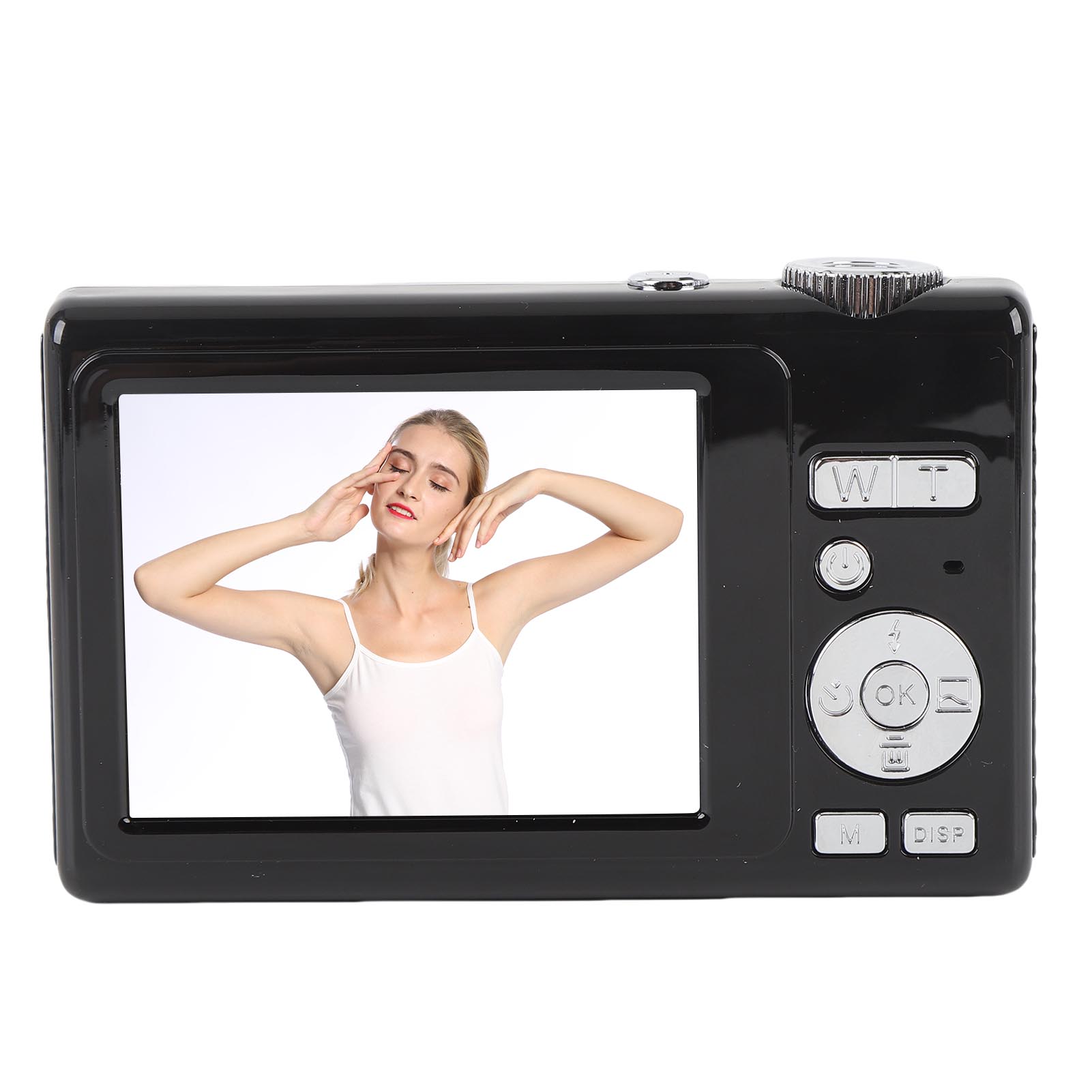 

4K Digital Camera 48MP HD Dual Screen 16x Digital Zoom Autofocus Selfie Camera for Photography чорний