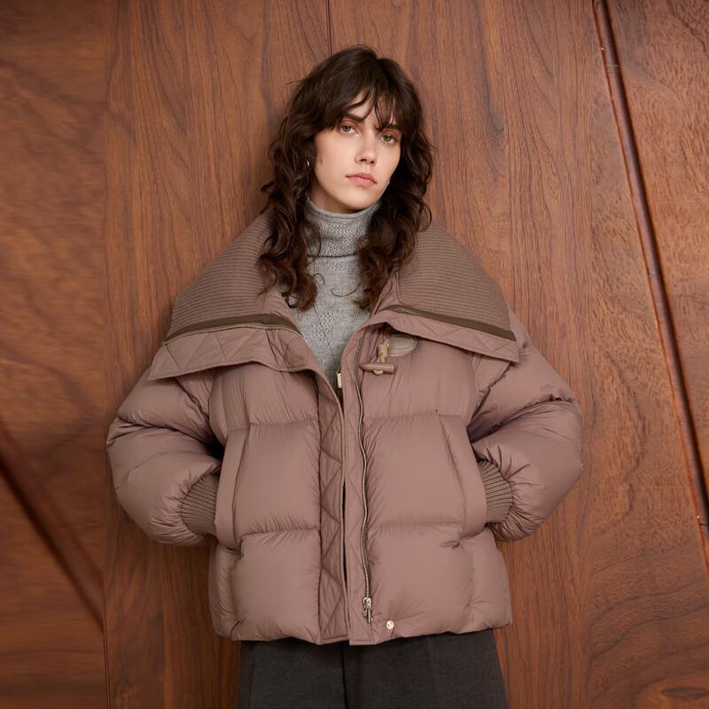 

Sancai Женский пуховик свободного кроя с 90% пуха белой утки S 155/80A