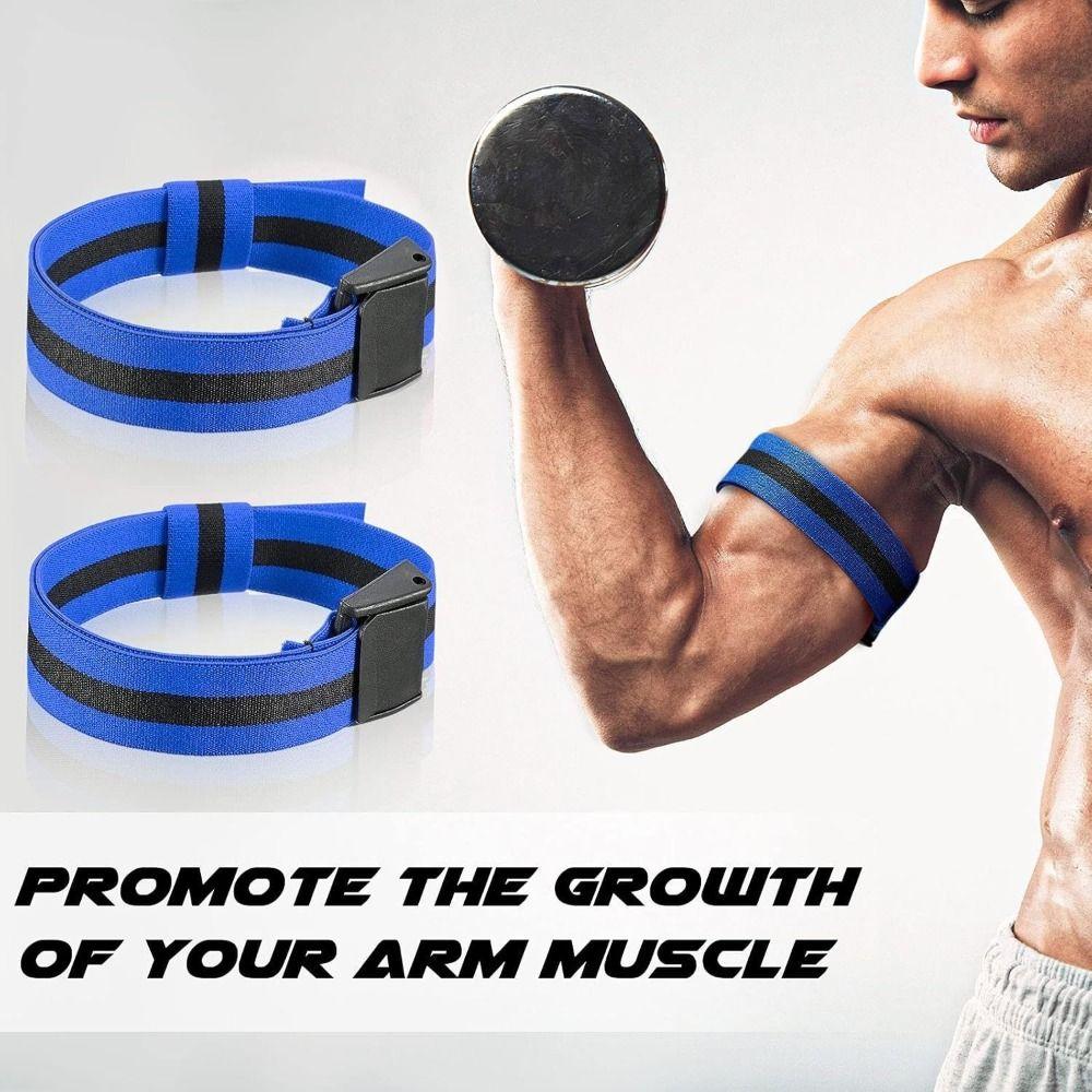 Fast Muscle Growth Occlusion Training Bands Adjustable BFR Training Belts Weight Lifting