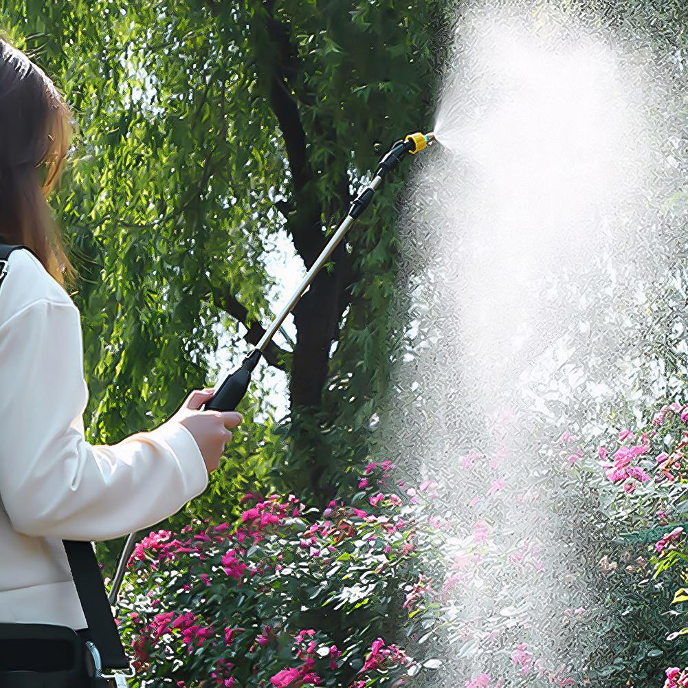 5L Electric Backpack Sprayer Garden Water Sprayer Shoulder Pesticide Sprayer 1500mAh Battery Lawn Sprinkler for Planter Watering