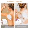 Bath Lotion Applicator Professional Home Men Women EVA Wooden Long Handle Shower Back Scrubber Brush
