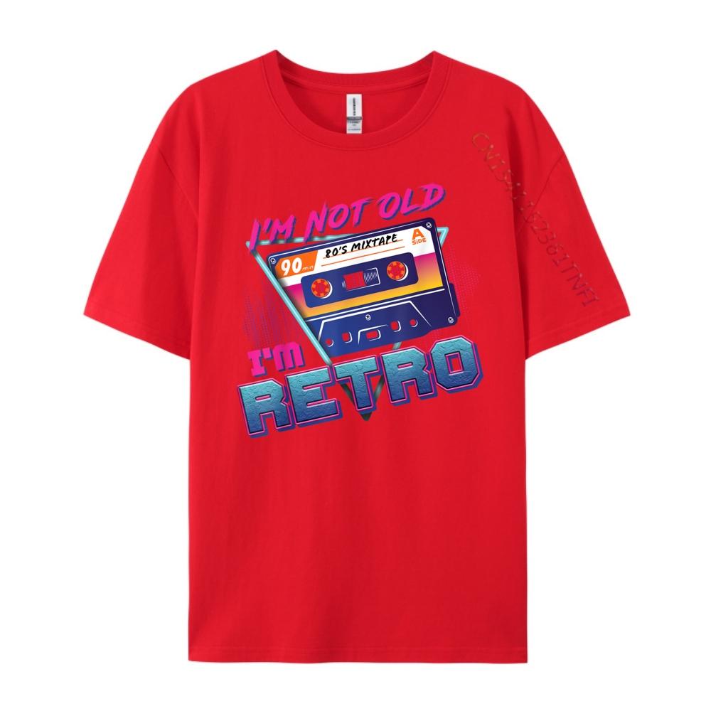 I M Not Old I M Classic 80 Music Cassette Mixtape Graphic T Shirts 100 Cotton Student Christmas Shirt Gothic Style