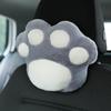 Cute Cat Paw Car Neck and Lumbar Support Headrest Pillow - Plush Backrest Decoration