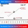 Torsion Spring Steel 0.3-3.0 for 90/180° Clip Trash Can