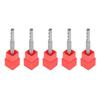 5 Peças 5/32" 4 Cortes Fresas de Topo em Metal Duro 2" Comprimento Total 9/16" LOC Novo