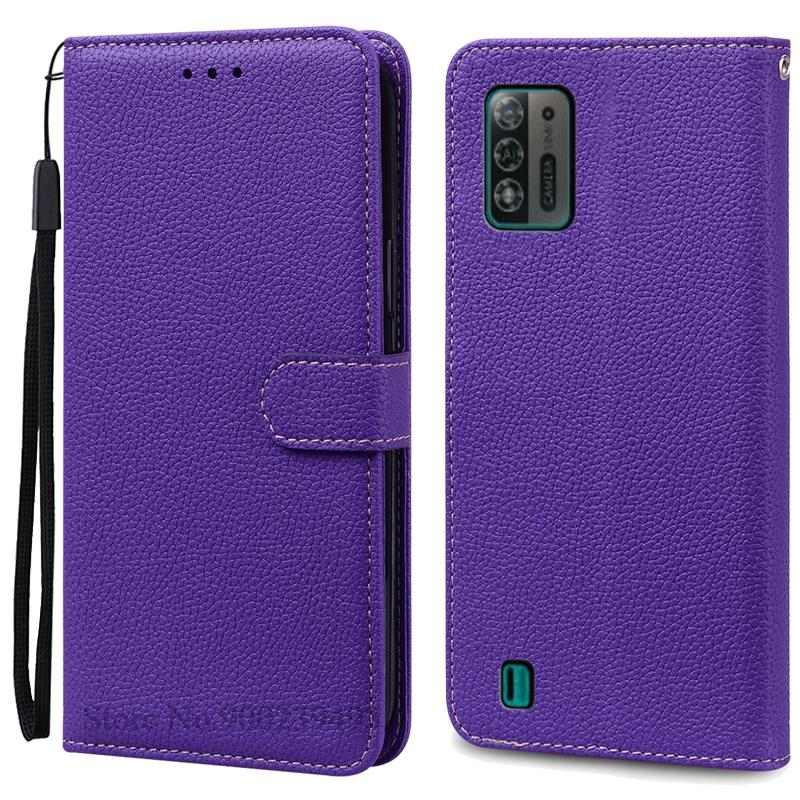 A52 Lite Pouzdro Pro ZTE Blade A52 Lite Pouzdro Měkké Silikonové Peněženkové Kožené Vyklápěcí Pouzdro Pro ZTE Blade A52 Lite Pouzdro TPU Zadní Kryt Etui