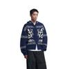 NOMANUAL 24fw Cowichan Kapuzen-Reißverschluss Jacke Marine