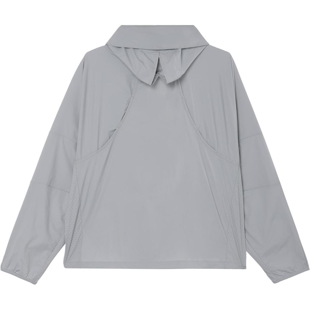 SAUCONY Running Training Series Solid Color Comfortable Zip Long Sleeve Jacket Unisex Jackets Light-Mineral-Gray SC1240101A-GR83