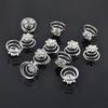12Pcs Bridal  Pearl Flower Spiral Twist Hair Pins Clips Wedding Jewelry Bride Headdress Women Hair Accessories