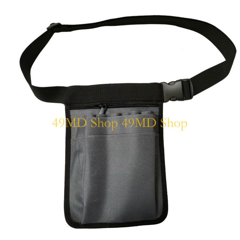 

49MD Nursing Belt Multi Compartment Medica Pack Pocket Nurse Apron Hip Bag for Stethoscopes,Bandage Scissors ect серый