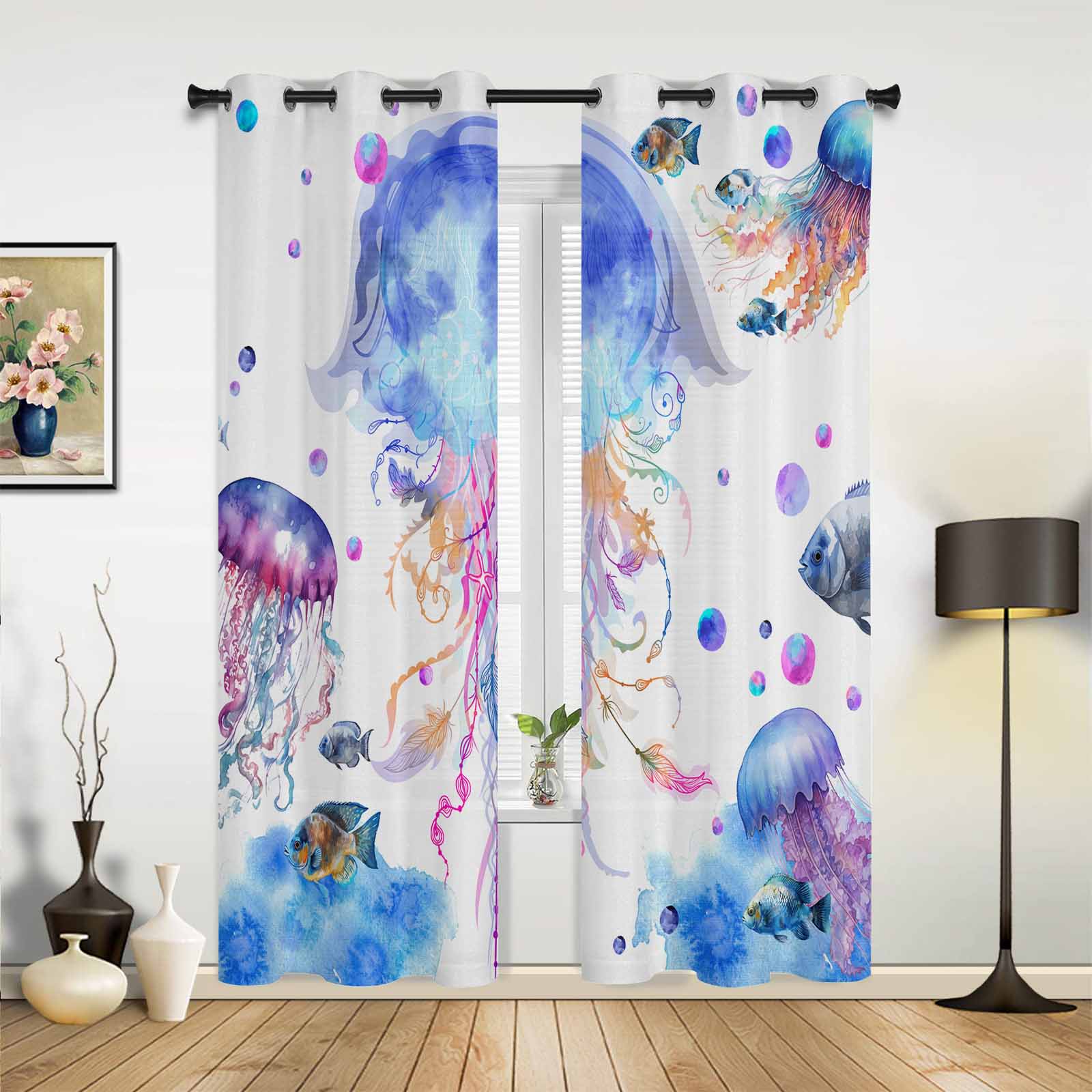 Середина века абстрактные геометрические классические шторы на окна Гостиная Спальня — фото 12