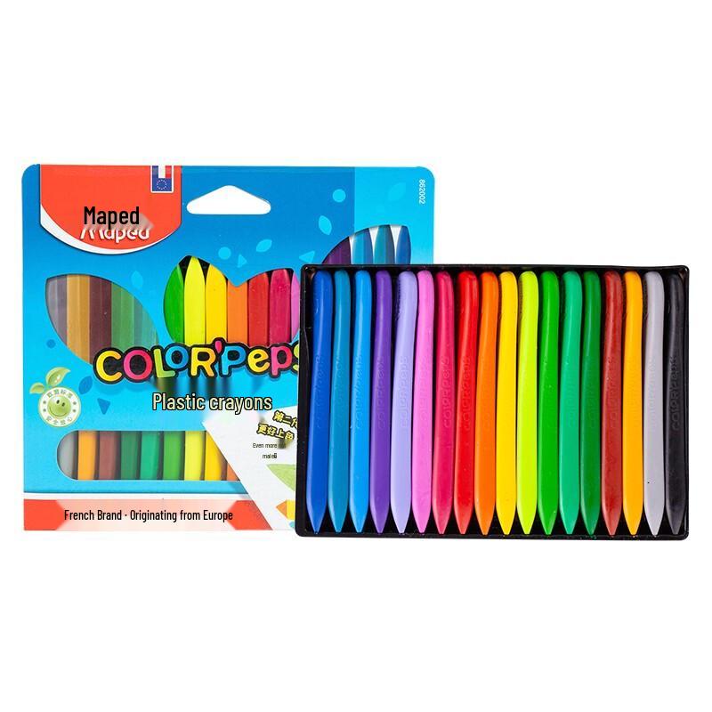 Maped Kids' Washable Plastic Crayons