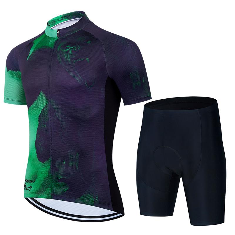 Man Cycling Jersey Summer Short Sleeve Bicycle Cycling Clothing Kit Mtb Bike Wear Triathlon Maillot Ciclismo2026 Summer Breathable Cycling Suit Set