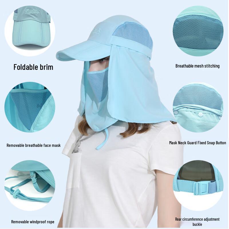 Foldable Outdoor Sun Protection Fishing Hat