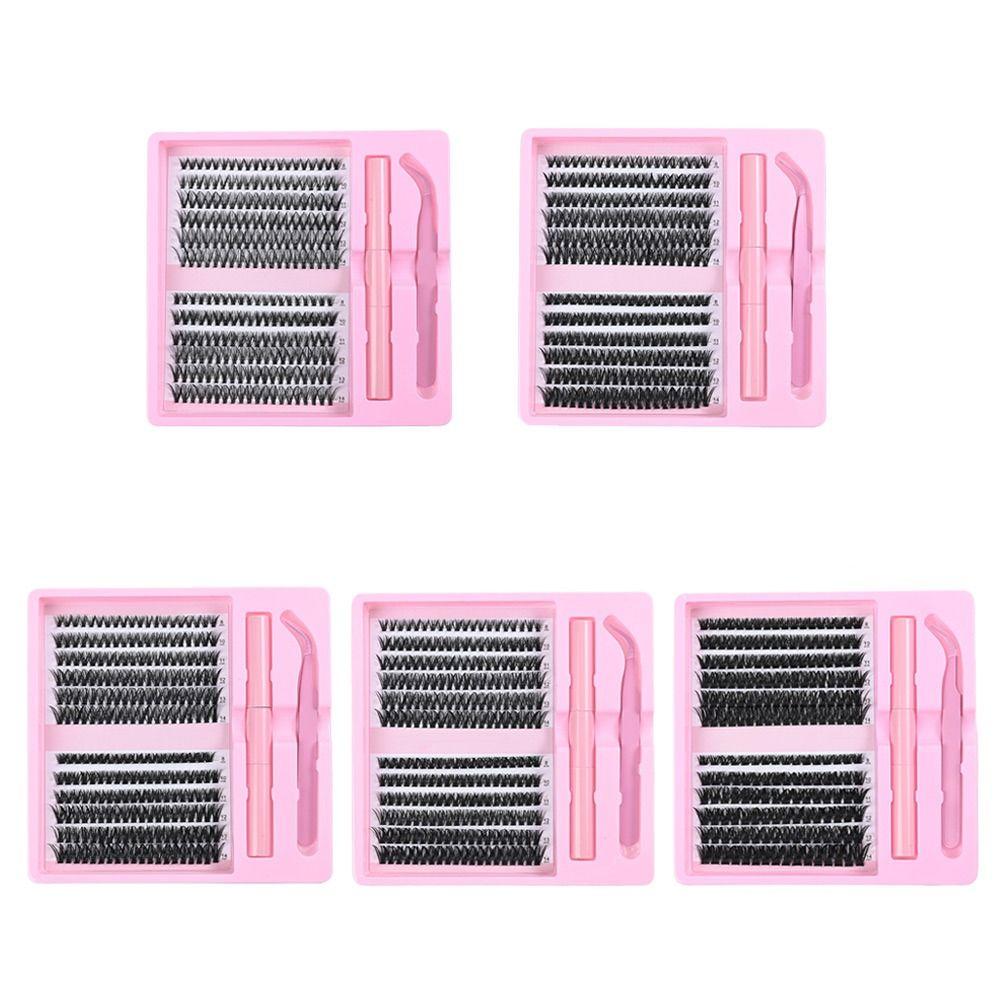 12 Rows Bond and Seal 3D Faux Mink Lash Wispy Style Fake Eyelash False Eyelashes  Eye Lash Extension