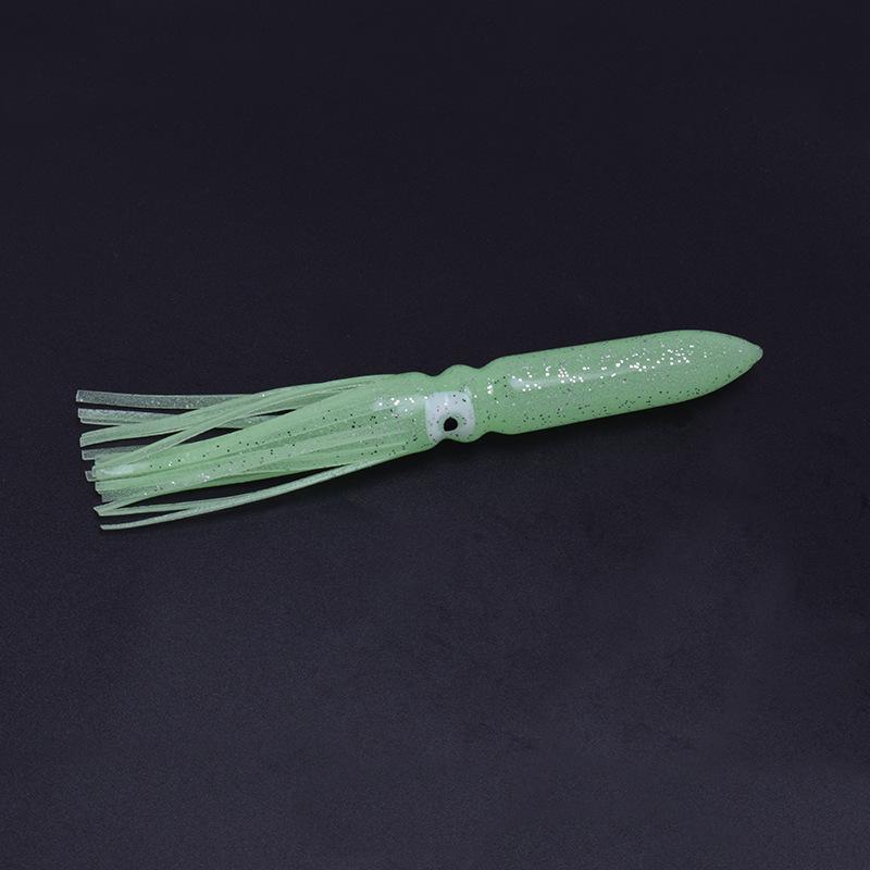 Großer Leuchtender Tintenfisch Weicher Trollingköder mit Tentakeln für die Meeresfischerei