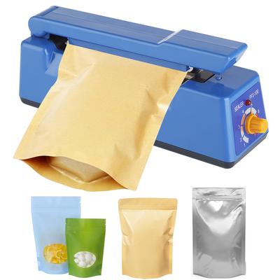 Elektrische Heißsiegelmaschine, Heißsiegelgerät, Handpresse, Vakuum-Lebensmittel-Plastiktüte, Impulsversiegelung, Verpackungsmaschine für die Küche zu Hause