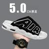 Fashion Graffiti Men's Summer Sandals Outdoor Thick Sole Versatile Beach Anti Slip Shoes Breathable Men's Designer Open-Toe Slippers