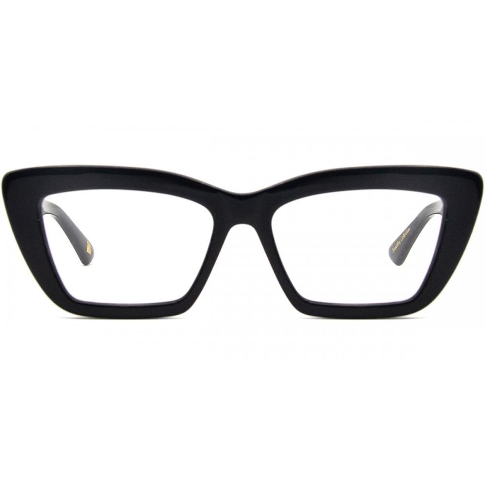 

Smartbuy Collection Full Rim Cat Eye Black Unisex Eyeglasses Due 02 C02 Black/00-00-00