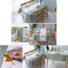 Elegant Waterproof Oilproof Tablecloth Cover Protector For Simple Home Dining Decor