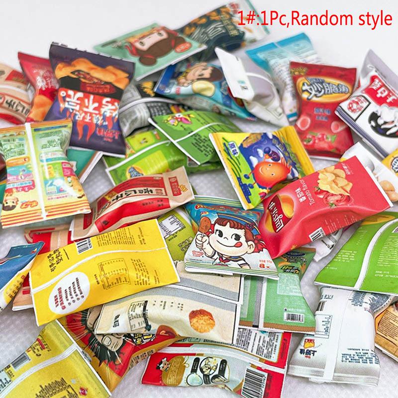 

Случайный мини-закуска 1:12 кукольный домик миниатюрный закуска супермаркет еда пакет чипсы коробка хлеб напиток модель кухня декор игрушка