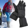 Elektrisch beheizte Handschuhe Wiederaufladbar Batteriebetrieben Einstellbare Temperatur Thermohandschuhe LEU Stecker