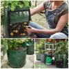 Garden Grow Bags 3/5/7/10 Gallon Potatoes Grow Bags Gardening Plant Growing Bags PE Fabric Carrot Vegetable Planter Container