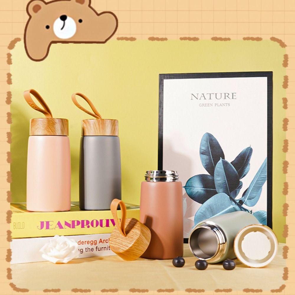 304 Stainless Steel Vacuum Mug Mini Water Bottle New Coffee Mug  Office