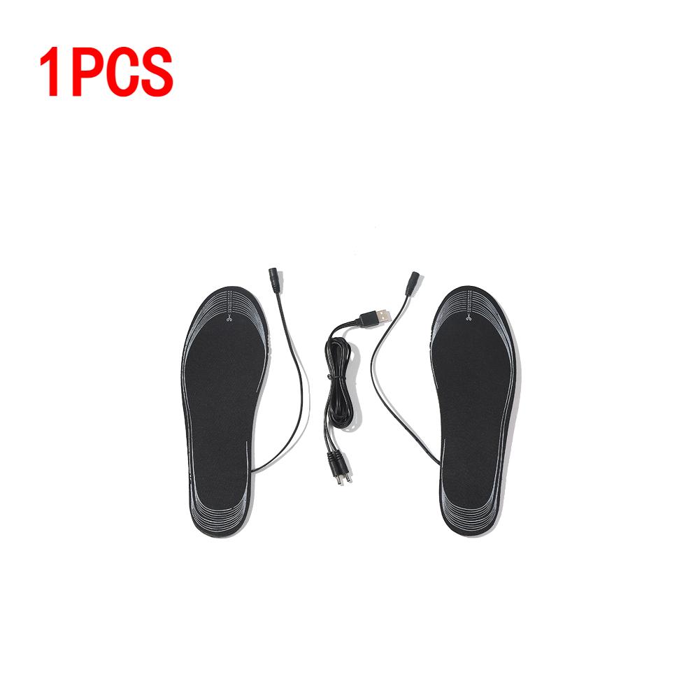 

1-3 шт. Электрические стельки с подогревом, обрезаемые, USB, грелка для ног, термоноски, подушечки для обуви, стельки с подогревом, моющиеся, лихорадка стоп