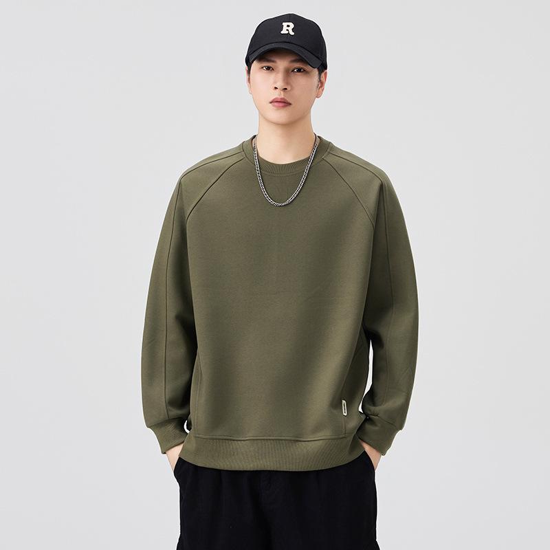 Men s Trendy Patchwork Round Neck Hoodie - Autumn 2025 Collection 3XL