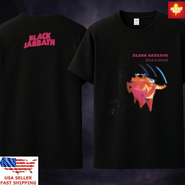 Open Deal for Black Fan  Vintage Heavy Metal Band Tee Black Sabbath T-Shirt Unisex T-Shirt S
