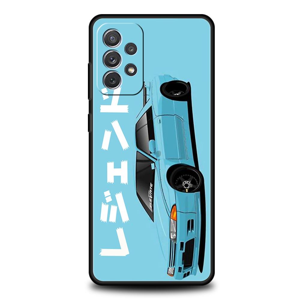 JDM Tokyo Drift Sports Car Phone Case For Samsung A51 A71 A21S A12 A11 A31 A41 A01 A03s A52 A32 A22 A13 A23 A33 A53 A73 5G Cover