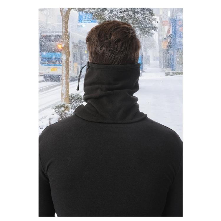 Electric Scarf 360 Degree Heating Technology Breathable Windproofs Fabric Fleece Lining for Expeditions Daily Use