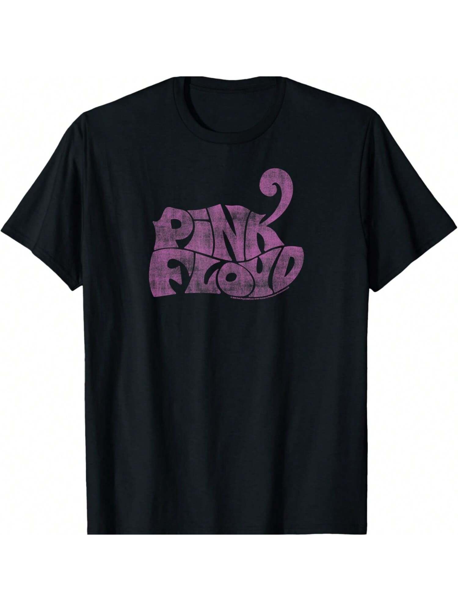 

Черная винтажная футболка Pink Floyds, классический крой, круглый вырез, взрослая, короткий рукав, повседневная XXXXXL чёрный
