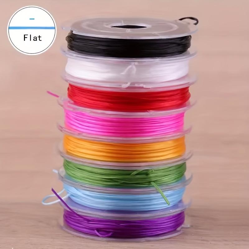 1/8 Rolls Elastic Stretch Crystal String Cord Mixed  for Jewelry Making Bracelet Beading Thread 10Yards/roll
